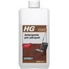 HG Detergente per Legno e Parquet - Formula Concentrata per la Pulizia Regolare di Pavimenti in Parquet Laccati - Confezione da - 1 Litro