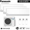 Panasonic Climatizzatore trial split ETHEREA R32 Panasonic serie ZKE - 5000+5000+12000 btu