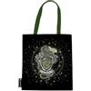 Paperblanks | Borsa shopper Serpeverde (Nera) | Collezione Harry Potter | Borse di Tela