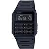 Casio Orologio Casio CA-53WF-1B Data Bank Calculator Nero Opaco Retro Digital CA-53WF