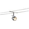 SLV faretto tensostruttura SALUNA/faretto, spot LED, faretto a soffitto, lampada a soffitto, illuminazione di interni / GX5 35W cromo