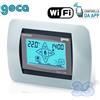 Tecnocontrol Cronotermostato da incasso Argento WI-FI adsl touch screen GREEN GecApp Crono
