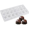 Gearmax 1 Pezzi Stampi per Cioccolato in Policarbonato,Trasparente C
