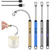 GAOUTO Accendino Elettrico: 4 Pezzi Accendino USB Ricaricabile Accendino ad A