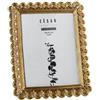 DRW Cornice portafoto in resina per fotografia, 15 x 20 cm, oro, 20 x 15 x 1,5 cm