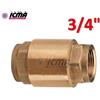 ICMA Valvola di ritegno non ritorno MONDIAL 3/4'' con otturatore in ottone