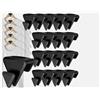 Grucce KIT 10 PZ Connettore Ganci Per Grucce Appendi Abiti Plastica Salva Spazio