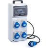 ROSI Quadro ASC Rosi 2243 2x4P+2x3P 16A con Pulsante Emergenza da Cantiere