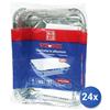 Folistar 24x Bundle Vaschetta Alluminio + Coperchio 4 Porzione X3 Folistar