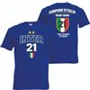 Maglietta T-Shirt Uomo Celebrativa Maglia Inter Campione d'Italia 2026 Scudetto