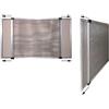 Magnetica Zanzariera estensibile ribaltabile telaio in alluminio chiusa 70x50aperta1,32x50