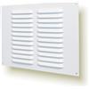 NordBorn Griglia di ventilazione in metallo da 25 x 20 cm, con zanzariera (25x 20