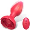 divertity Plug anale vibrante Ana Rosa RC Waterproof Sex Toy Ricaricabile con telecomando