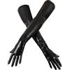LateX Guanti Lunghi Latex NERO Accessorio Sexy e Fisting Sex Toy Varie Taglie Unisex