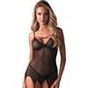 Obsessive Guepiere Trasparente + Perizoma Sexy Lingerie erotica Intimo aderente Obsessive