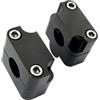 ACCOSSATO Coppia di Cavallotti Accossato Omologati ABE 101198 +22 mm Per Manubri Con Diametro 22 mm Compatibile con SUZUKI GSX G GV74A dal 1991 al 1995 (CC1100)