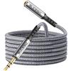 SUCESO 5M Cavo Prolunga Audio Stereo Jack 3,5mm Maschio a Femmina in Nylon Intrecciato