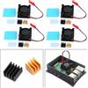 Topteng 4 Piazza ventilatore Fan singolo&dissipatore di calore Per Raspberry Pi 4B 3B+ H