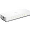 D-Link GO-SW-8E Switch Desktop, Fast Ethernet 10/100Mbps, RJ45, Plug & Play, 8 P