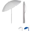 VIRSUS Ombrellone da Spiaggia con Cupola Antivento, Diametro 240 cm, 16 Stecche