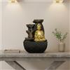 Fontana Zen a Cascata Fontanella da Interno con Statua per Soggiorno, Studio