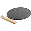 Barbecook plancha Luca, sistema flessibile, piastra in ghisa, 30×30×1cm