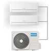 Olimpia Splendid, Aryal Dual 14 con Unità Interna Alyas S2, Climatizzatore 10.000+12.000 BTU/h Multisplit Inverter, tre stadi di Filtrazione, Gas R32, Classe A++, Wireless Control incluso