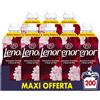 Lenor Ammorbidente Lavatrice Concentrato, 8 Bottiglie 200 Lavaggi, Gelsomino Scarlatto