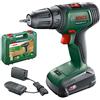 Bosch Trapano a batteria UniversalDrill 18V, 1 batteria, Sistema da 18 Volt, in