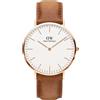 Daniel Wellington Orologio Daniel Wellington Uomo Classic Durham in Acciaio placcato oro rosa DW00
