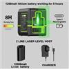 Does not apply Livella Laser Verde Autolivellante Magnetica 30m Linee Incrociate con Treppiede