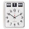 TWEMCO BQ-12A Orologio da Parete Flip Calendario Perpetuo Bianco Retrò Analog...