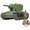 Tamiya NUOVA serie in miniatura militare Tamiya 1/35 n. Carro armato pesante sovieti...