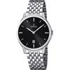 Festina Orologio Uomo Festina F16744/4 Solo Tempo Con Quadrante Nero E Cinturino Acciaio
