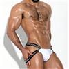 Desirnoir Jockstrap Uomo Sportivo Doppia Fascia Athletic Harness Sospensorio Gym 2 colori