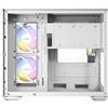 Antec CX600M Trio ARGB White Mini Tower Trasparente, Bianco