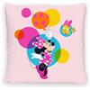 Disney Home Minnie Mouse - Cuscino decorativo con imbottitura e chiusura lampo - 40 x 40 cm - Cuscino con imbottitura - Cuscino decorativo per divano, soggiorno e camera da letto - morbido cuscino