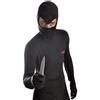 Ciao-Diabolik tuta costume originale (Taglia unica adulto 50-52) con coltello, Colore Nero, 11721