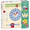 Goula Calendario - Orologio Calendario in Legno per Bambini - Giocattoli di apprendimento per Imparare l'ora, la Data, i Giorni della Settimana e Le Stagioni - da Parete o da Tavolo - Giocattoli