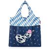 Reisenthel Mini Maxi Shopper Plus AV4079 Bavaria 6 - Borsa per la spesa con 20 litri in tessuto di poliestere di alta qualità - Impermeabile - Dimensioni ridotte - L 42,5 x A 60 x P 7 cm