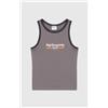Champion Canotta ringer donna con grafica - Top senza maniche in cotone stile sp