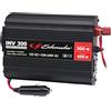 Schumacher Electric INV300 Inverter 600W 12V a 220V | Onda Sinusoidale Modificata, Sicurezza Sovratensione/Surriscaldamento, Auto, Furgone, Barca