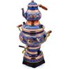 Senza marchio %100 Rame Samovar Blue TEA BOILER 220V Semaver Teiera Elettrica 5,2 lt - 5,5 qt