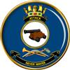 Giftshop UK Hmas Attack Reale Australiano Blu Scuro Spilla