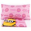 yuma srl Lenzuola Singolo 1 Piazza MINIONS Novia 100% Cotone Completo Letto Rosa
