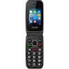 Qubo NEONW Blu Telefono Cellulare con Coperchio per Anziani | Tasti Grandi | Pulsante SOS | Schermo da 2,4 Pollici | Chiamata Rapida | Radio | 800 mAh Batteria | Caricatore di tipo C | Dual Sim