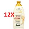 Lx27ANGELICA 12 X L'angelica Phytolatte Bagnodoccia Latte D'asina Addolcente 520 Ml