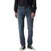 LEVI'S 511 Jeans Uomo W30/L32 Blu Scuro Denim Slim Fit Zip