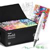Ohuhu Honolulu B 320 colori set pennello e pennarelli fine art frullatore