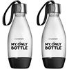 SodaStream My Only Uso quotidiano Nero, 500 ml (Confezione da 2)